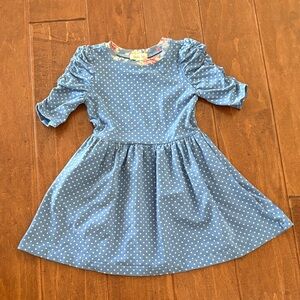 Matilda Jane Blue Polka Dot Kids Dress